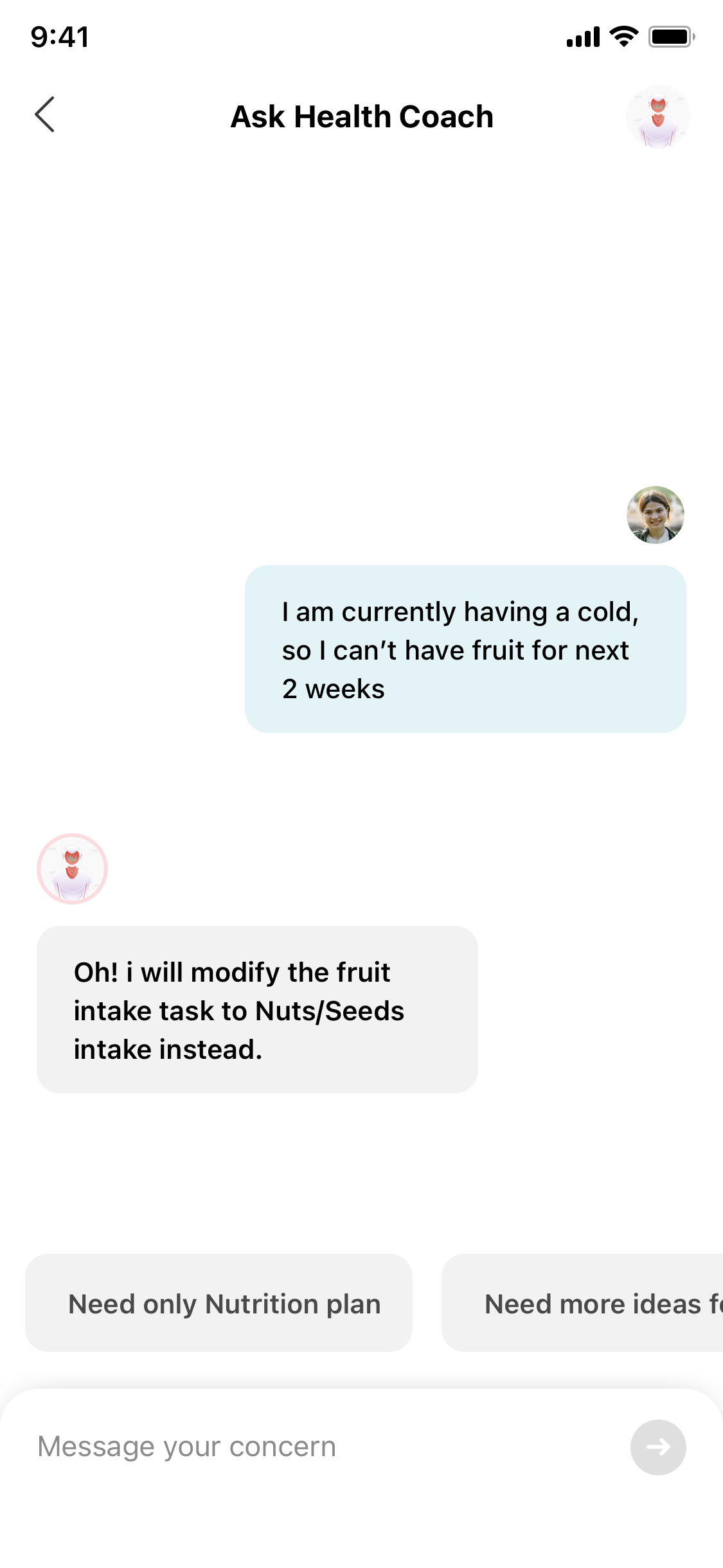 AI Health Coach - View 3