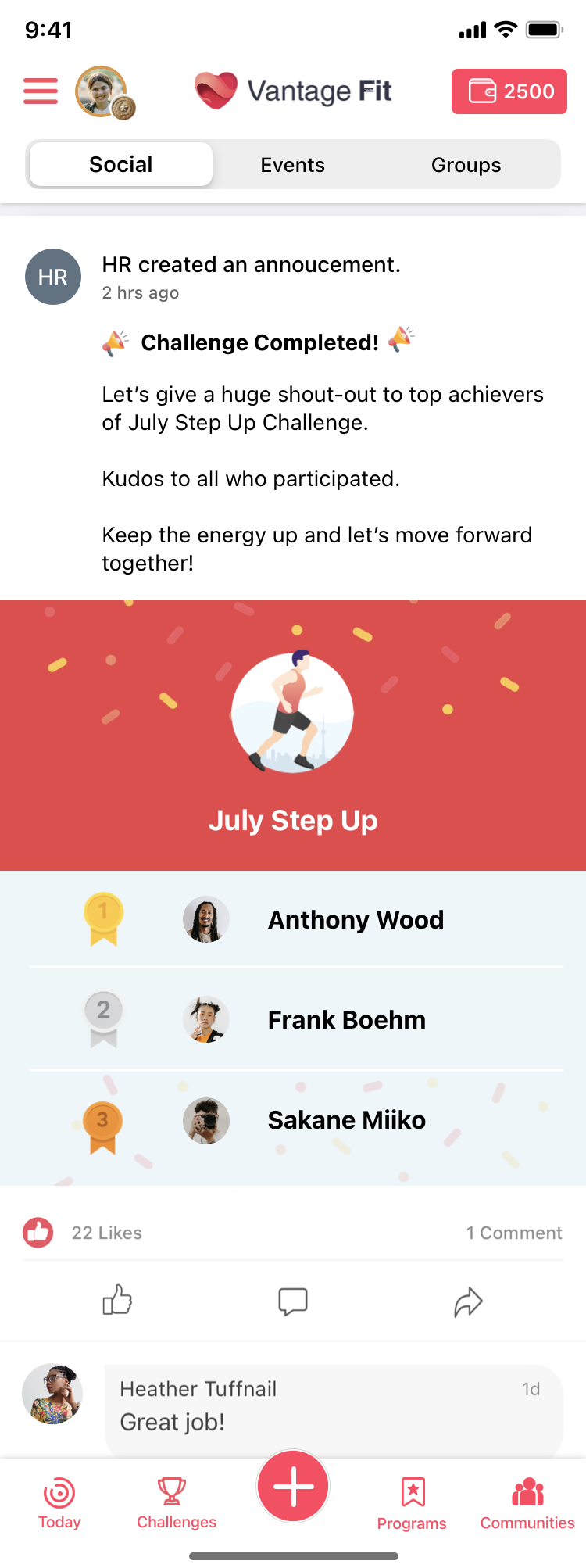 Auto Winner Announcement