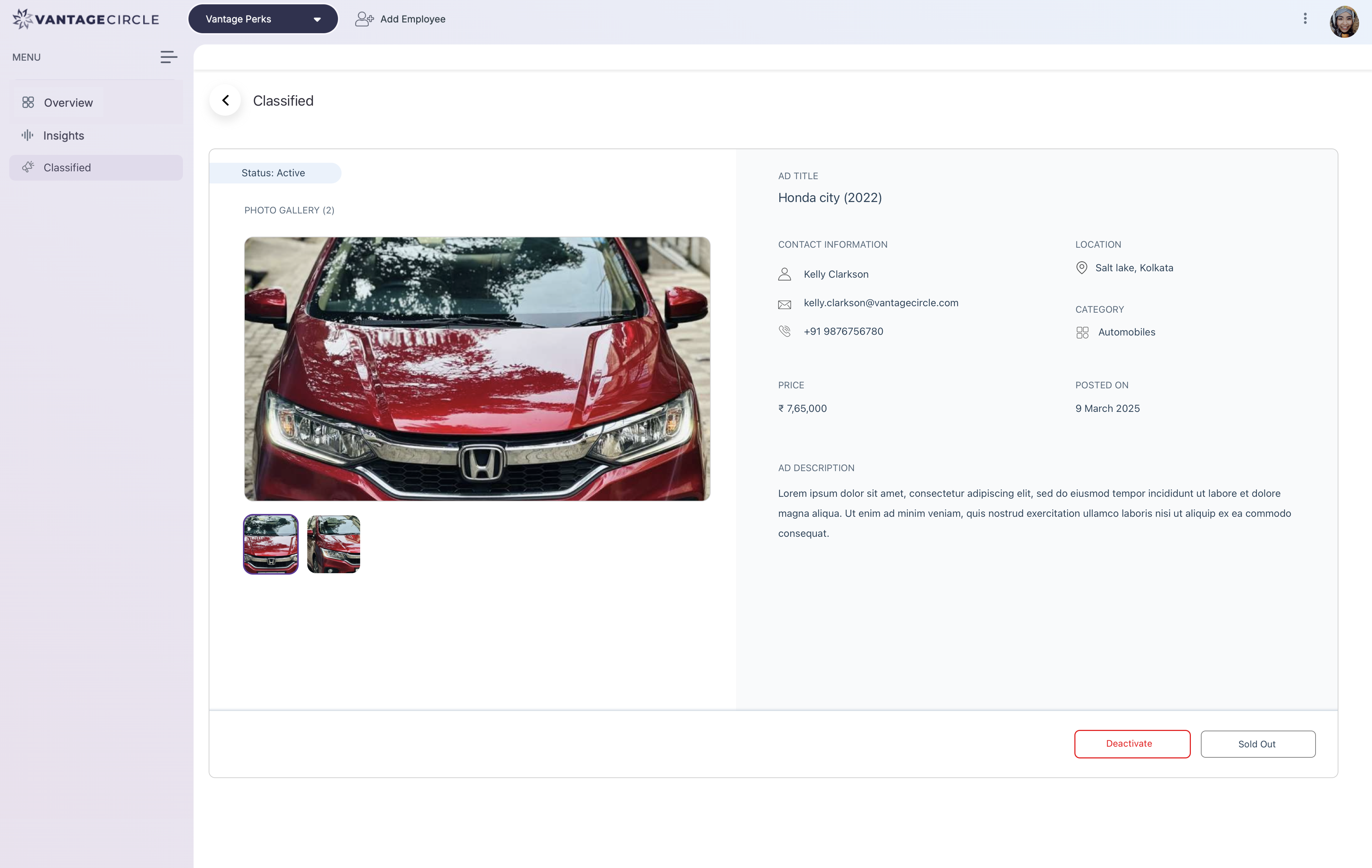 Classifieds - History 2
