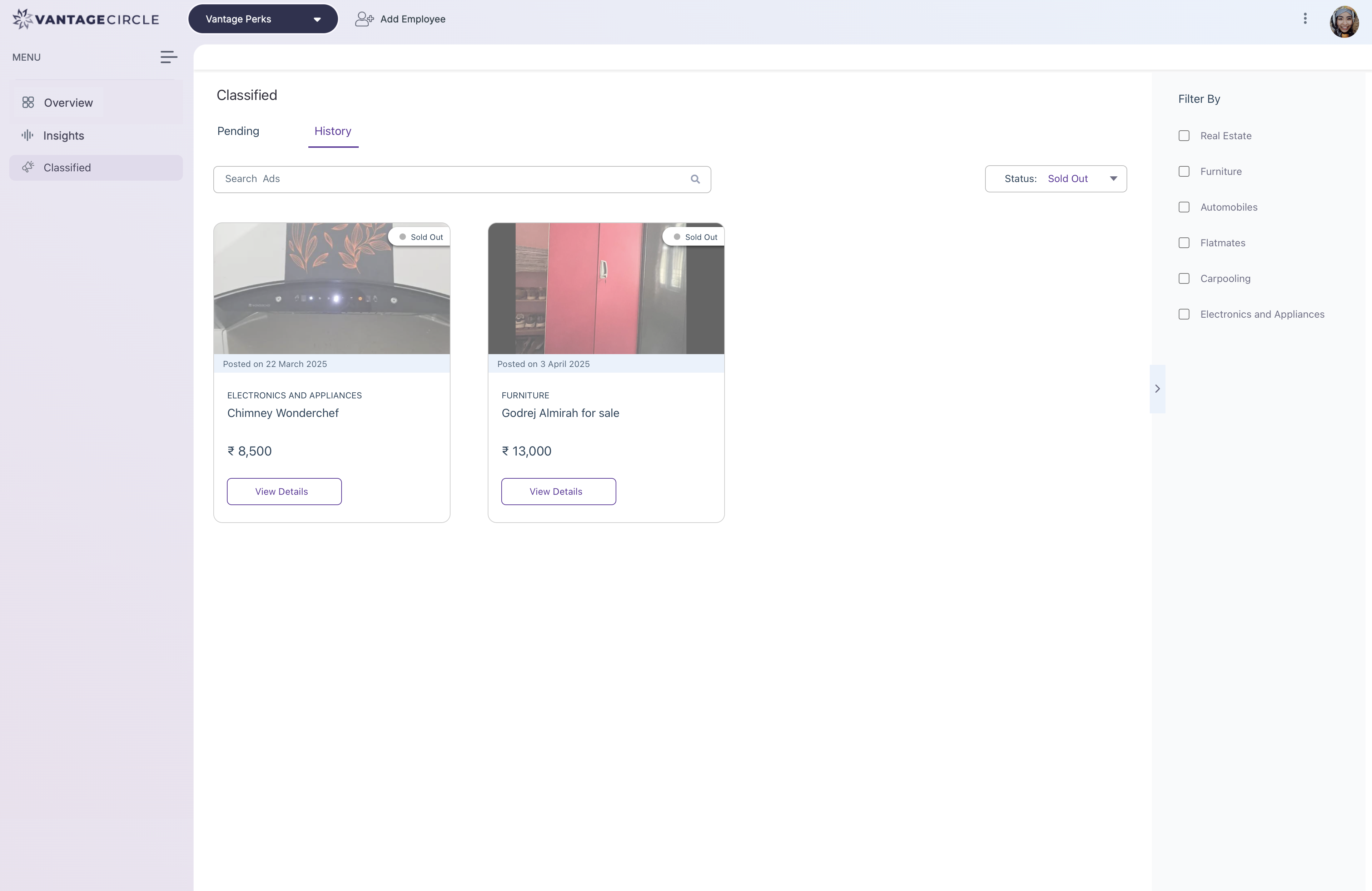 Classifieds - History 5