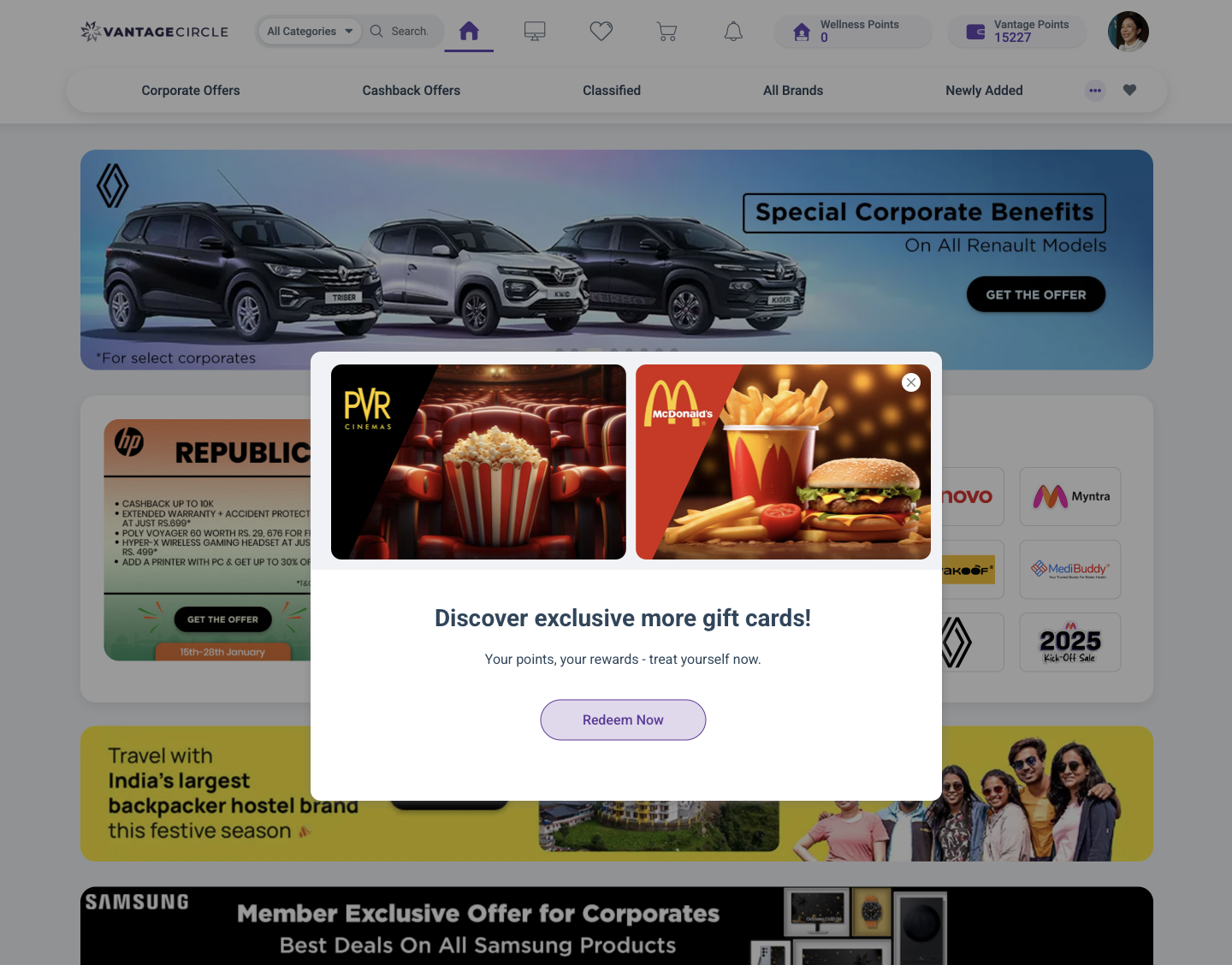 Reminder Popup - India